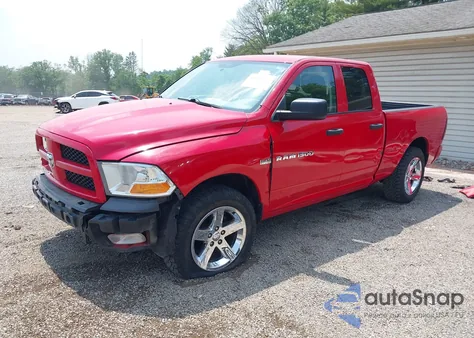 2012 Ram 1500 St из США, поврежденный, VIN 1C6RD7FT1CS238087